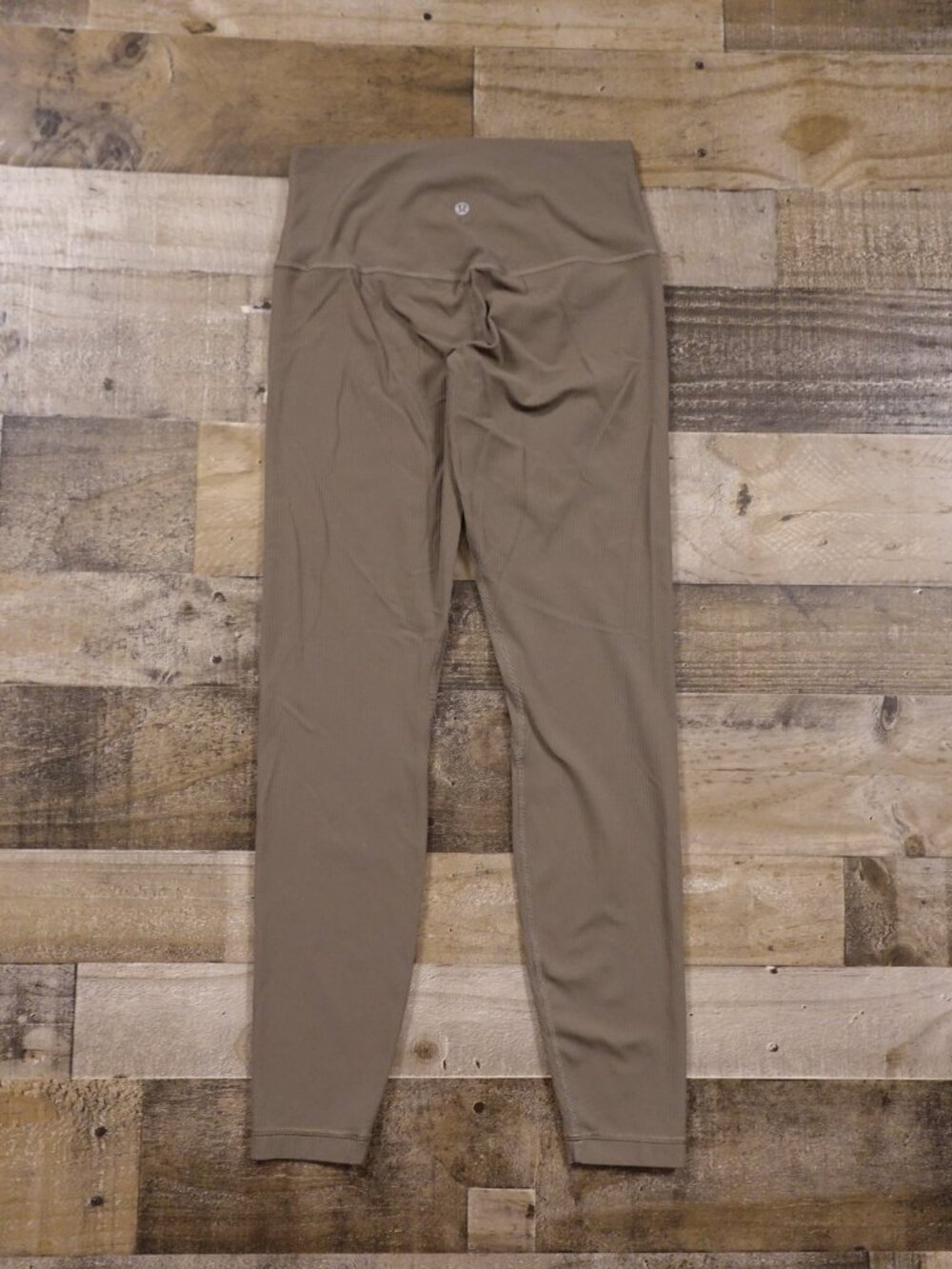 Lululemon Align Ribbed High-Rise Leggings Women’s 8 Taupe 28” Yoga - Picture 9 of 12